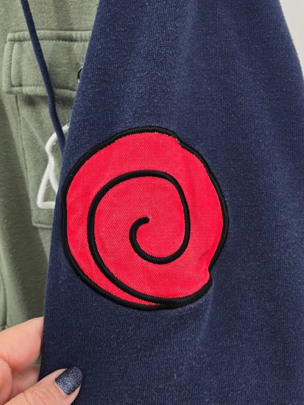 Ripple Junction Officially Licensed Naruto Shippuden Full Zip Hooded Sweatshirt - Picture 4 of 6